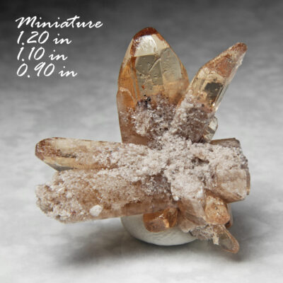 (B2) Topaz (Gem)  with Ilmanite Location: Thomas Range, Juab Co., Utah. BOX01