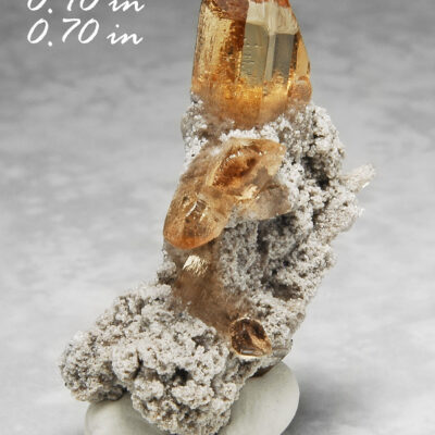 (TMMLS021) Topaz (Gem)  Location: Thomas Range, Juab Co., Utah.