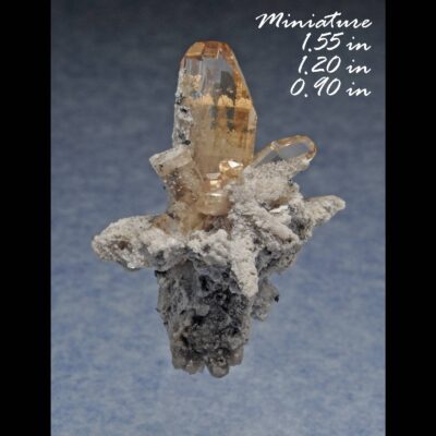 (TMMLS008) Gem Topaz & Pseudobrookite (Direct Mine source) - Location: Thomas Range Juab Co. Utah.