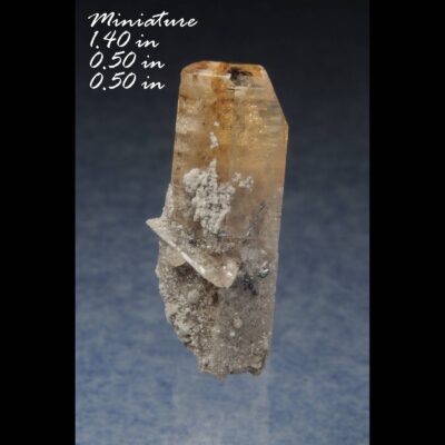 (TMMLS010) Gem Topaz & Pseudobrookite (Direct Mine source) - Location: Thomas Range Juab Co. Utah.