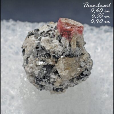 (TMMLS040) Raspberry Red Beryl & Garnet Replaced (Pseudomorphed) by Sanadine Feldspar and Hematite & Topaz (Direct Mine source) ? Location: Thomas Range (Topaz Mountain) Juab Co. Utah.