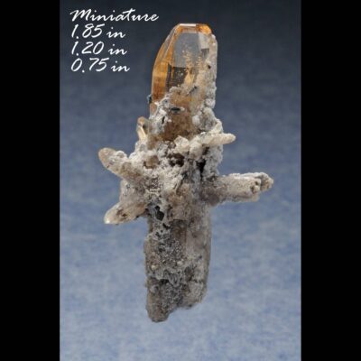 (TMMLS003) Gem Topaz & Pseudobrookite (Direct Mine source) - Location: Thomas Range Juab Co. Utah.