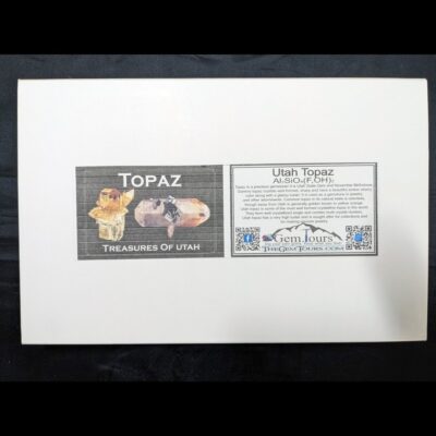 (TMMLS110) Sherry topaz Wholesale Box of 45 TNs Clear Acrylic Boxes