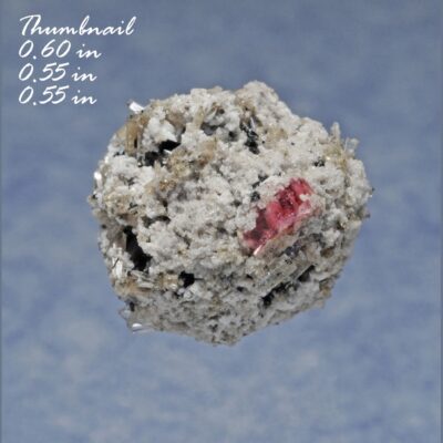 (TMMLS116) Red Beryl & Garnet Replaced (Pseudomorphed) by Sanadine Feldspar and Hematite & Topaz with Bixbyites