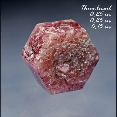 (TMMLS123) Red Beryl (also sometimes called Bixbite) Location: Thomas Range Juab Co. Utah