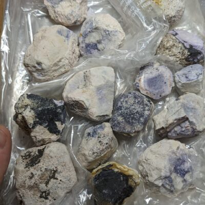 (TMMLS098) FLAT#1 Tiffany Stone Opal Fluorite Bertrandite (fluorescent)