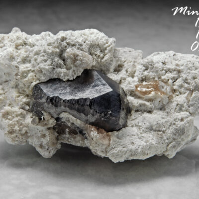 (B2) Bixbyite & Gem Pink Topaz on Matrix - Location: Thomas Range, Juab Co., Utah.