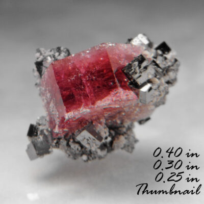 Red Beryl & Bixbyite ? Location: Thomas Range (Topaz Mountain), Juab Co., Utah.    BOX04