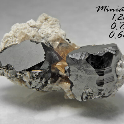 Bixbyite & Gem Pink Topaz - Location: Thomas Range, Juab Co., Utah.    BOX03