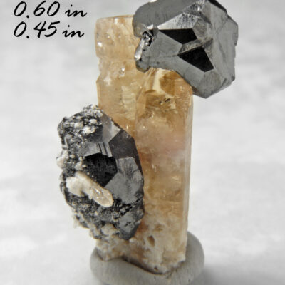 Bixbyite & Gem Pink Topaz - Location: Thomas Range, Juab Co., Utah.    BOX03