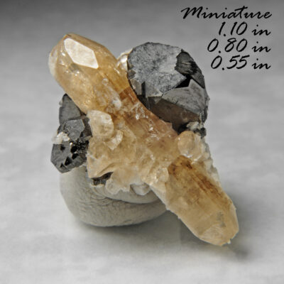 Bixbyite & Gem Pink Topaz - Location: Thomas Range, Juab Co., Utah.    BOX03