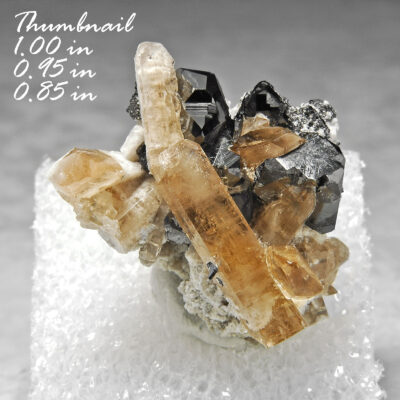 (TMMLS159) Bixbyite & Gem Pink Topaz - Location: Thomas Range Juab Co. Utah.