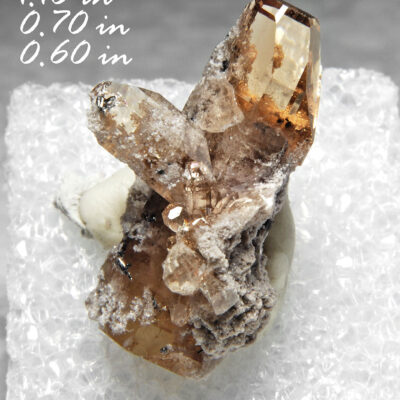 (TMMLS030) Topaz + Pseudobrookite (Gem) Location: Thomas Range Juab Co. Utah.