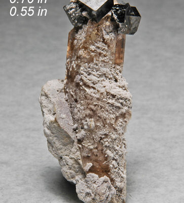 Topaz + Bixbyites (Gem) Location: Thomas Range Juab Co. Utah.