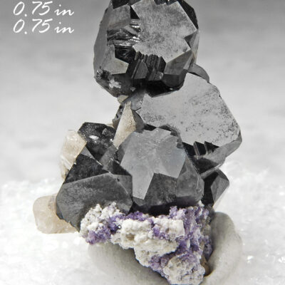 BOOK_SPECIMEN-Bixbyite & Gem Pink Topaz with Fluorite - Location: Thomas Range, Juab Co., Utah.