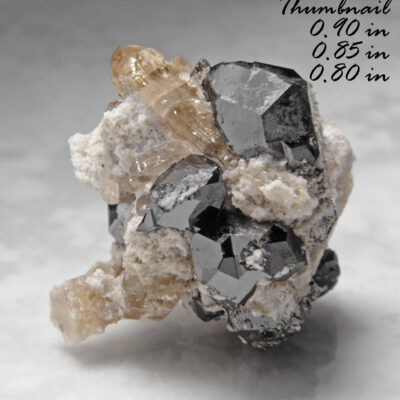Bixbyite & Gem Pink Topaz  - Location: Thomas Range, Juab Co., Utah.