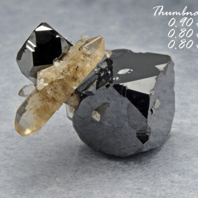 BOOK_SPECIMEN-A+ Bixbyite Cluster & Gem Pink Topaz - Location: Thomas Range, Juab Co., Utah.