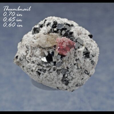 (B1) Raspberry Red Beryl & Garnet Replaced (Pseudomorphed) by Sanadine Feldspar and Hematite & Topaz (Direct Mine source) Location: Thomas Range (Topaz Mountain) Juab Co. Utah.